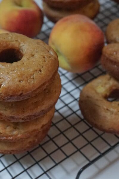 baked peach donuts recipe