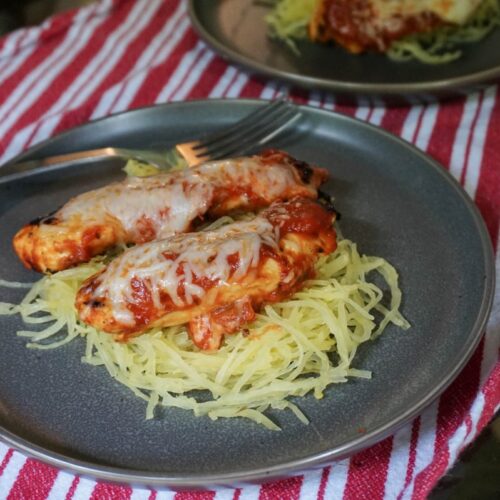 cook spaghetti squash with chicken
