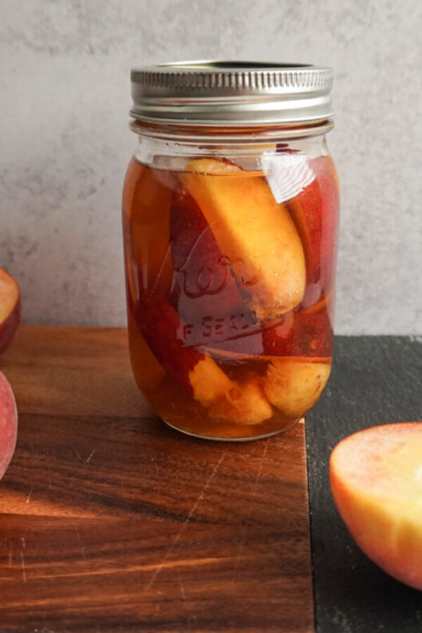 peach infused bourbon