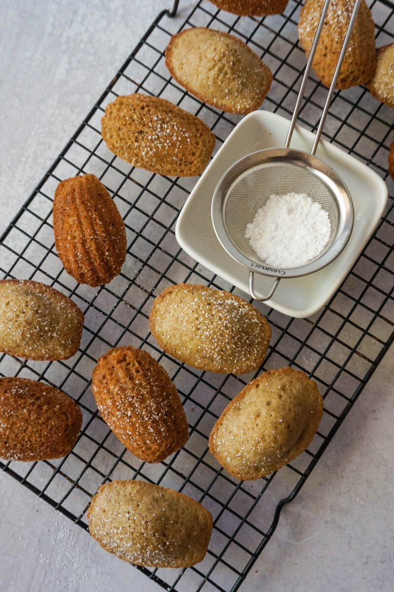 Browned Butter Chai Madeleines - Scratchmade Southern