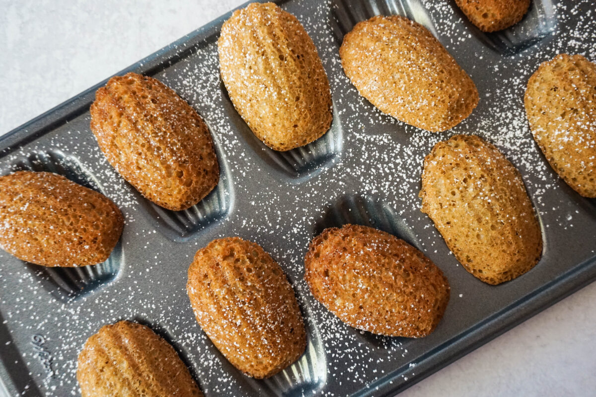 Browned Butter Chai Madeleines - Scratchmade Southern