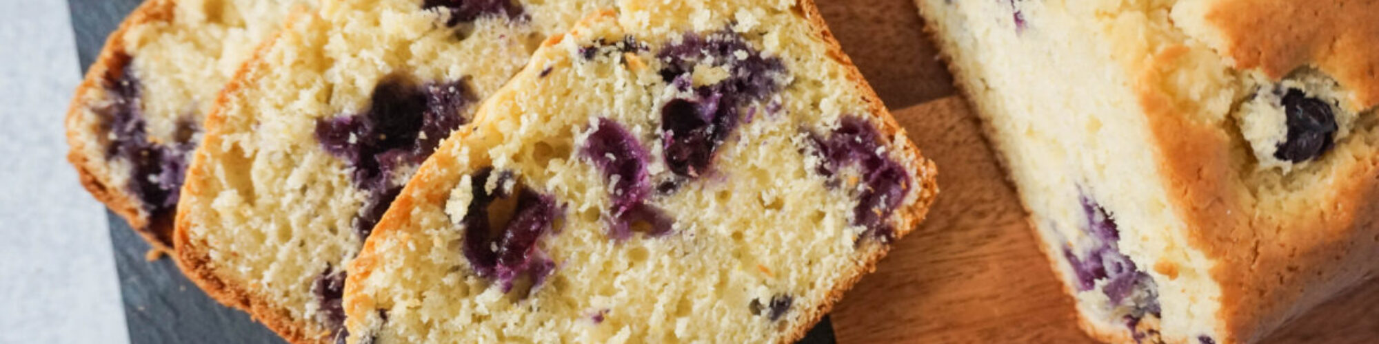lemon blueberry breakfast bread