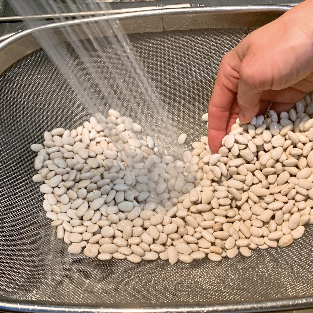 how to cook beans rinsing