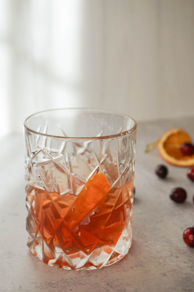 cranberry old fashioned cocktail recipe