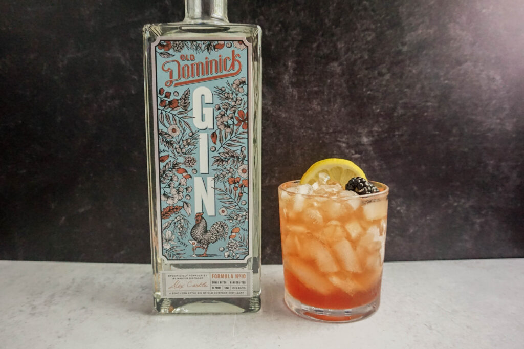 old dominick gin bramble cocktail