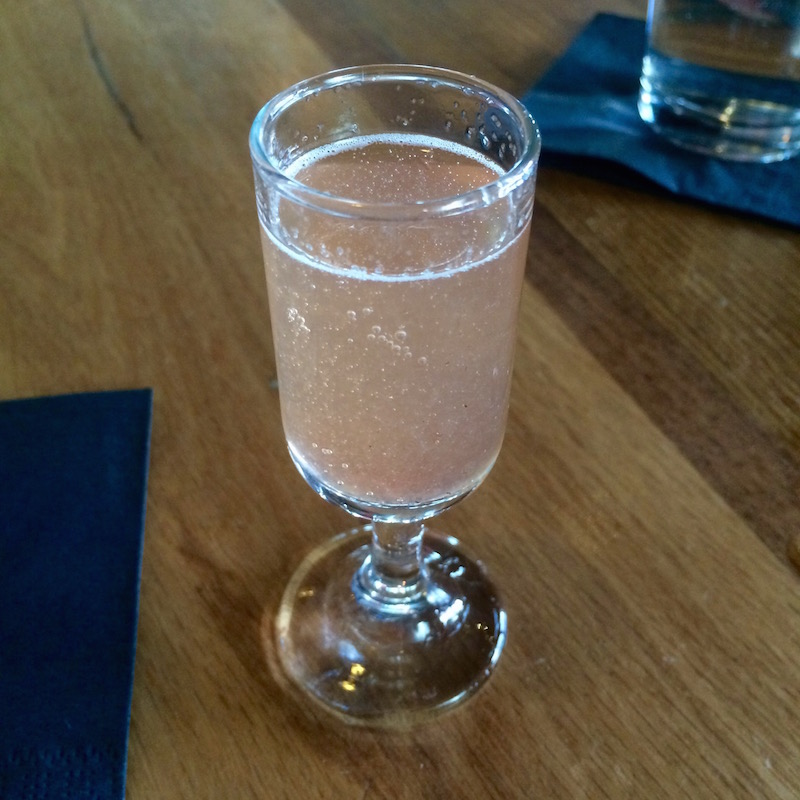 strawberry thyme sparkling wine food tour