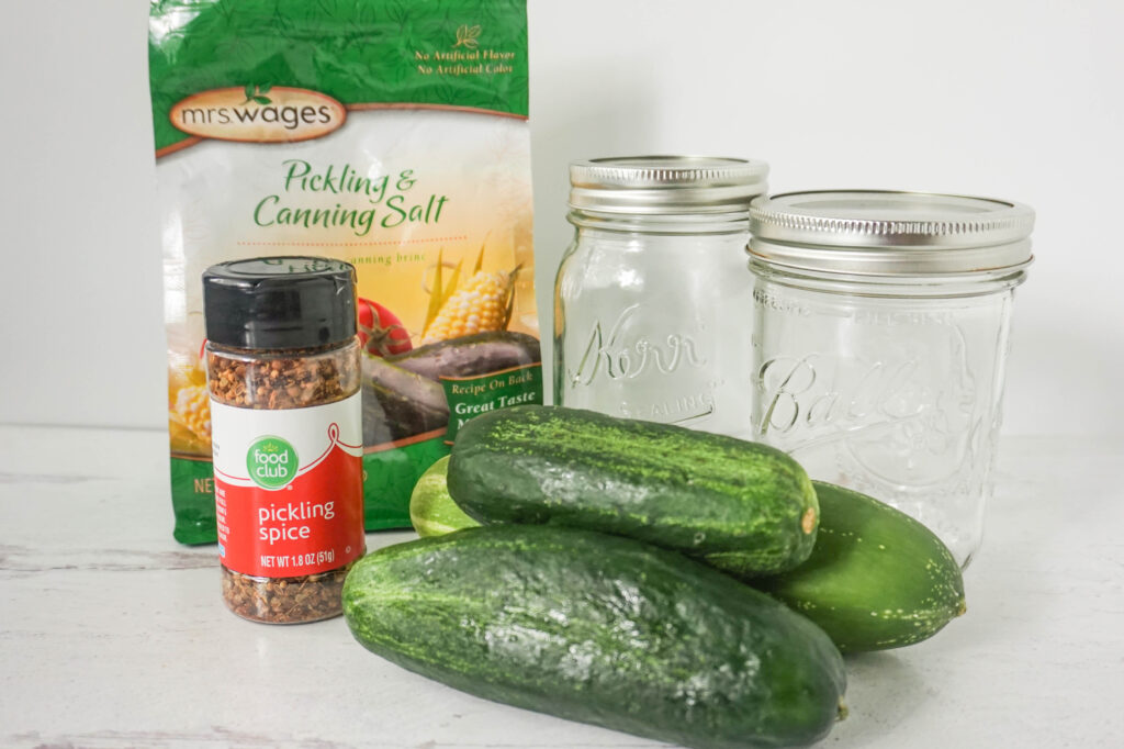 homemade pickles ingredients