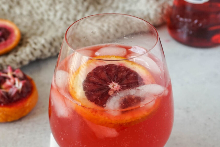 blood orange aperol spritz cocktail recipe