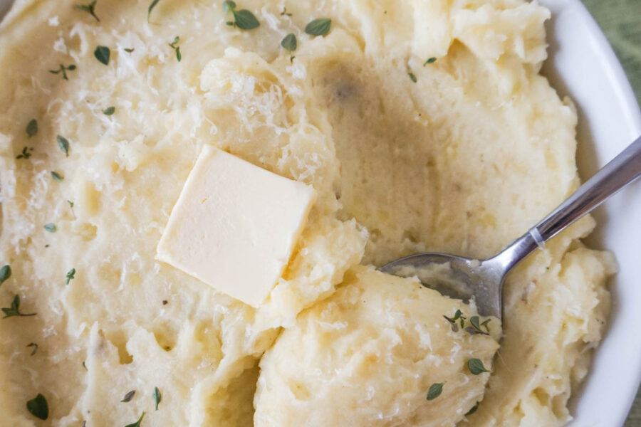 garlic parmesan mashed potatoes recipe for thanksgiving