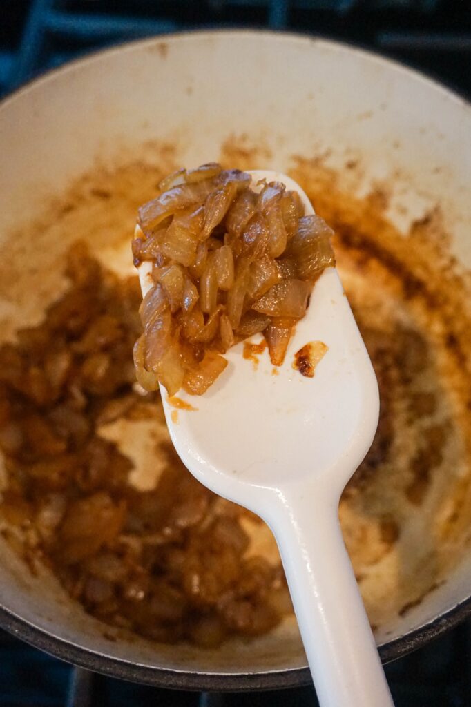 caramelized onions for french onion dip